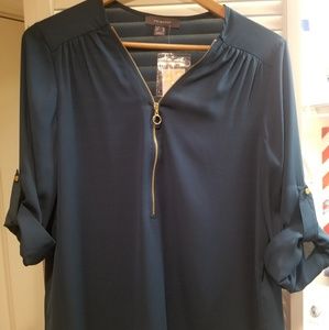 NWT - Teal 3/4 sleeve blouse